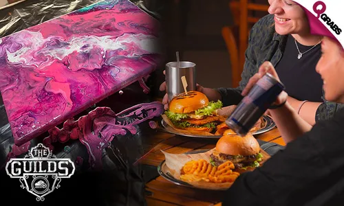 Fluid Arts Workshop & Meal at The Guilds Souq Waqif!